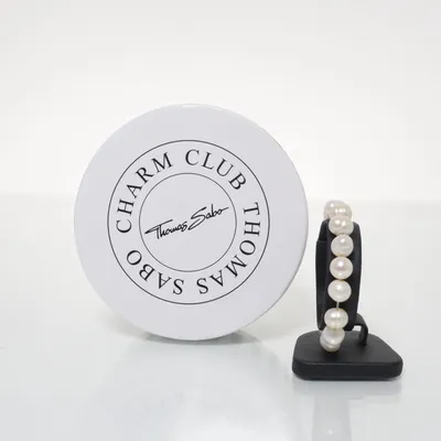 Armband (Vit, Silverfärgad) från Thomas Sabo Charm Club Silver, Okänd metall