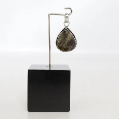 Pendentif (Noir, Argent) de Edelstein Argent