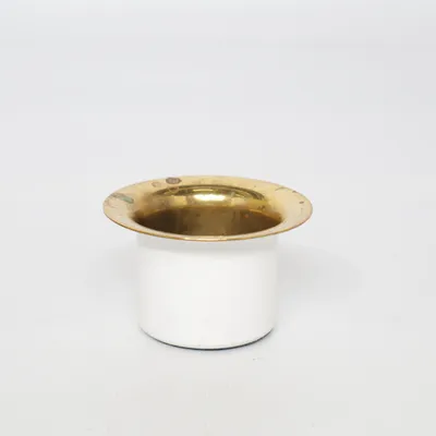 Lyslygte (Guld, Hvid) fra Skultuna