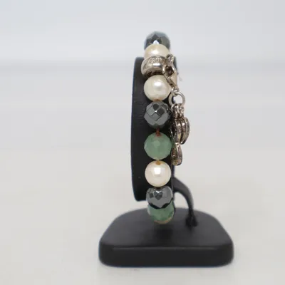 Bracelet (Vert, Noir, Blanc) de Thomas Sabo Métal inconnu, Argent