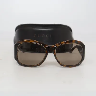Zonnebril (Havana Butterfly) van Gucci