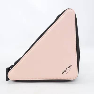 Trousse de toilette (Rose, Noir) de Prada Beauty Élasthane, Polyester