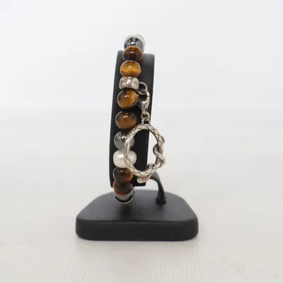 Bracelet (Marron, Blanc, Argent) de Thomas Sabo Argent