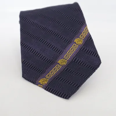 Cravate (Violet) de Gianni Versace Soie