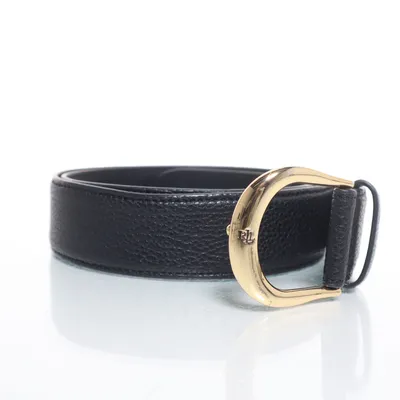 Belt (Black) from Lauren Ralph Lauren Leather
