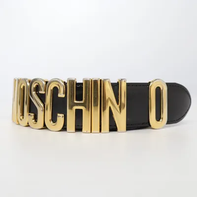 Ceinture (Noir) de Moschino Cuir