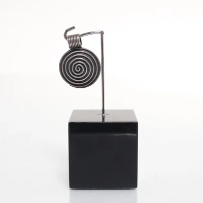 Pendant (Silver, Black) Silver