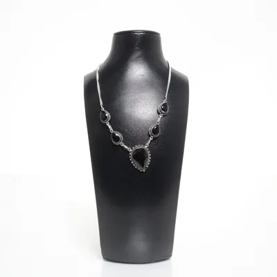 Ketting (Zwart, Grijs) van Edelstein Zilver