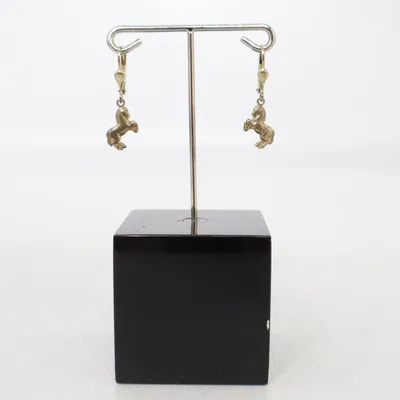 Oorbellen (Pferde) Zilver