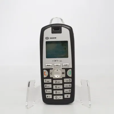 Mobile phone (Black, Silver) from Sagem
