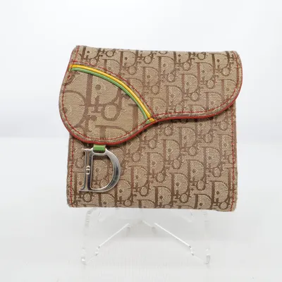 Wallet (Trotter Rasta Saddle Compact Wallet) from Christian Dior