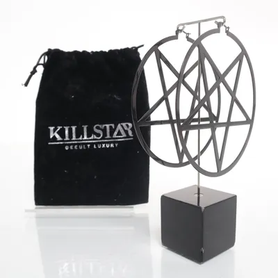 Oorbellen (Zwart) van Killstar Onbekend materiaal