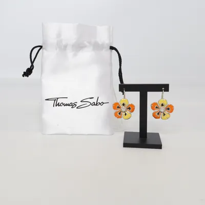 Boucles d'oreilles (Orange, Jaune, Multicolore) de Thomas Sabo Argent