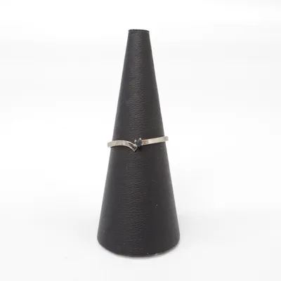 Ring (Silverfärgad, Svart) Silver
