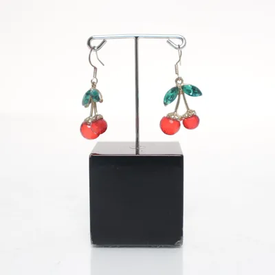 Earrings (Gold, Multicolored) Silver