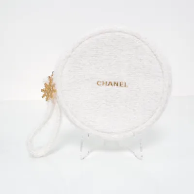 Necessär (Vit) från Chanel Beauté Nylon, Återvunnen polyester