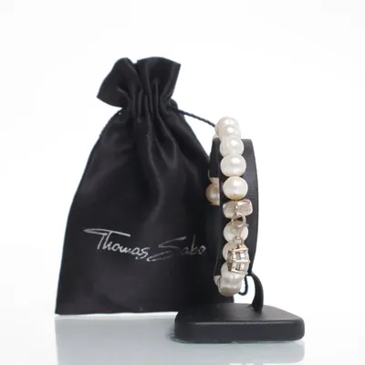 Bracelet (White) from Thomas Sabo Silver