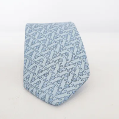 Stropdas (Blauw) van Hermès Zijde