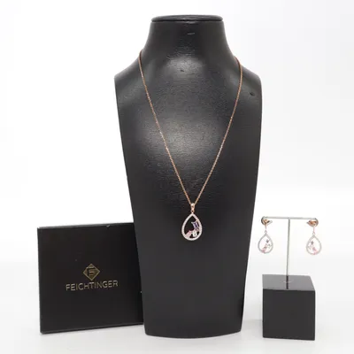 Sieradenset (Goud, Meerkleurig) van Feichtinger Zilver