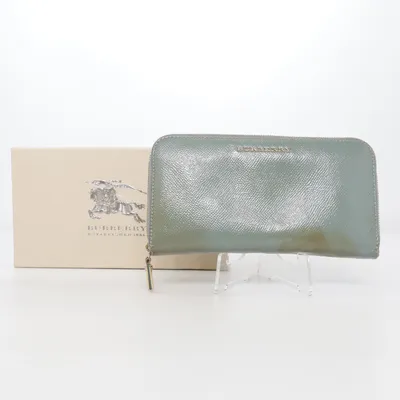 Portefeuille (Vert) de Burberry Cuir