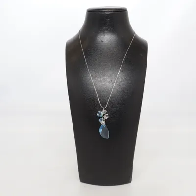 Collier (Bleu, Argent) de Sun Argent