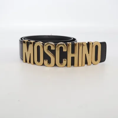 Riem (Zwart) van Moschino Leer