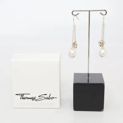 Earrings (Silver, White) from Thomas Sabo Silver