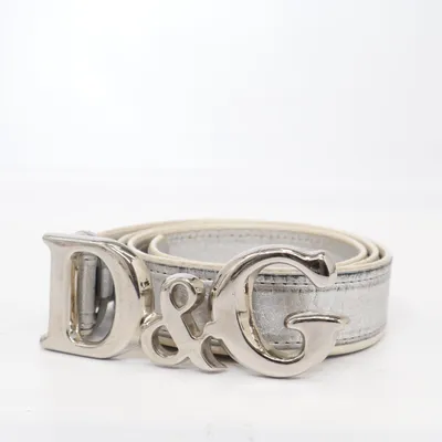 Bälte (Silverfärgad) från Dolce & Gabbana Skinn