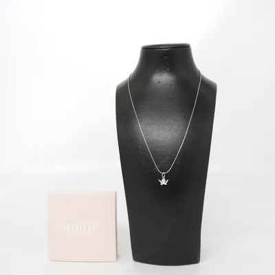 Halsband (Silverfärgad) från Amor Silver