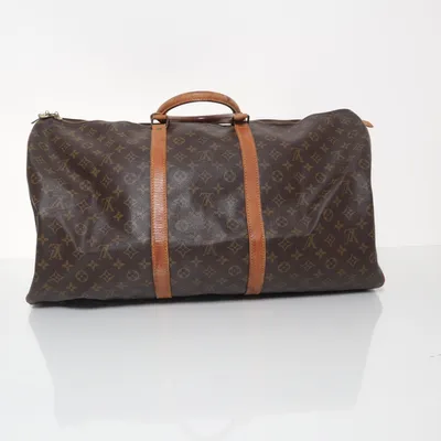 Weekendtas (Keepall) van Louis Vuitton Leer