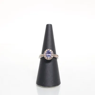 Ring (Sølv, Blå) Sølv