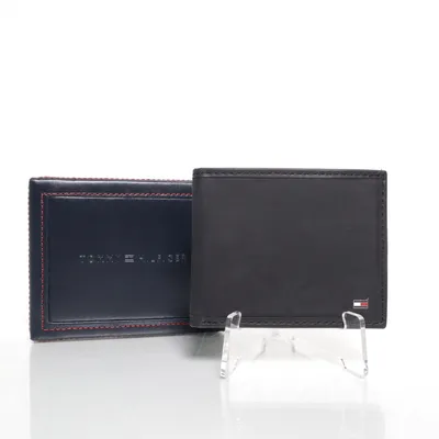 Wallet (Black) from Tommy Hilfiger Leather