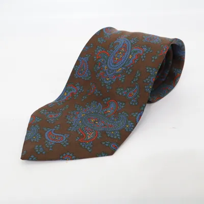 Cravate (Marron, Multicolore) de Burberry