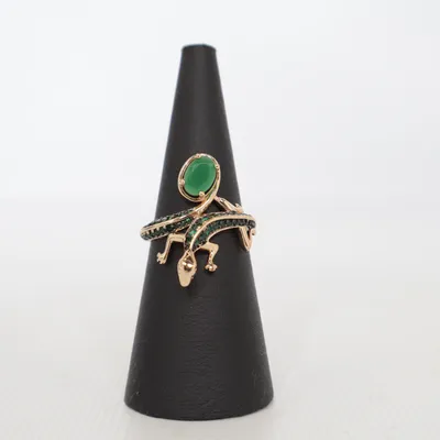 Ring (585 RG vergoldet neu) Guldpläterad