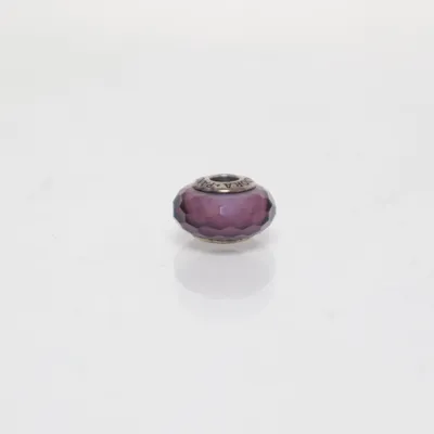 Berlock (Lila, Silverfärgad) från Pandora Silver, Okänd metall