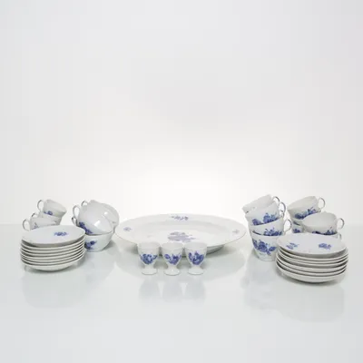 Servis (Vit, Blå) från Royal Copenhagen