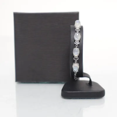 Bracelet (Silver, White) from Handmade with Love Silver