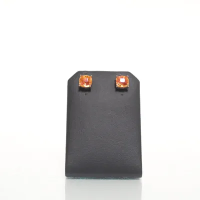 Earrings (Orange, Multicolored) Silver