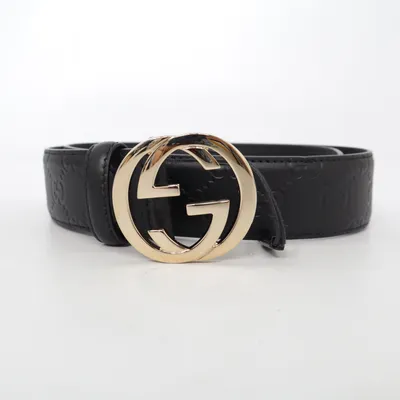 Belt (Interlocking G Signature) from Gucci Leather