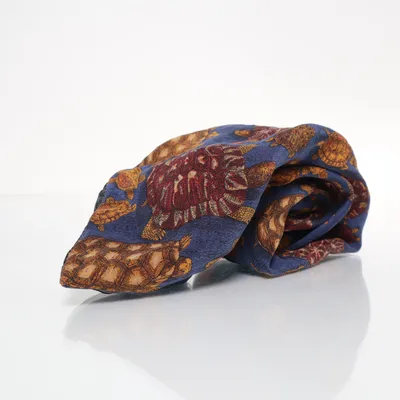 Stropdas (Blauw, Meerkleurig) van Yves Saint Laurent Zijde