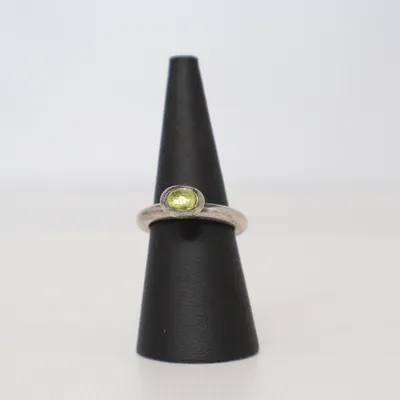 Bague (Argent, Vert) de Rauff Argent