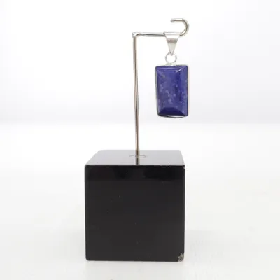 Pendant (Blue, Silver) from Edelstein Silver