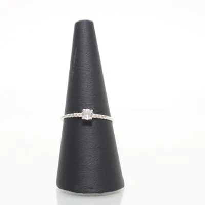 Ring (Sølv, Transparent) Sølv