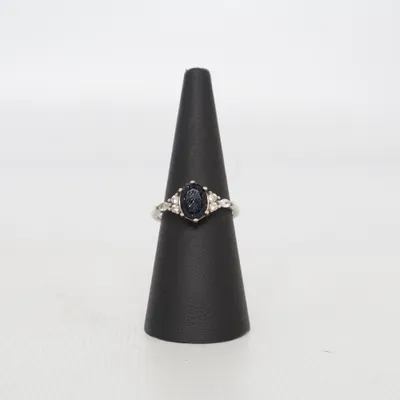 Ring (Silver, Blue) Silver