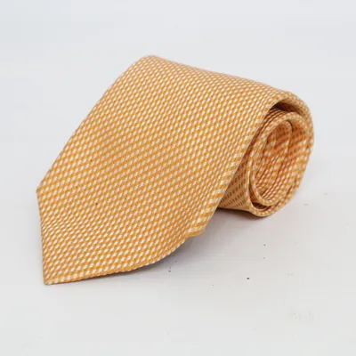 Cravate (Jaune) de Ermenegildo Zegna Soie