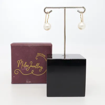 Örhängen (Vit, Guldfärgad) från Milas Jewellery Guld