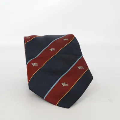 Stropdas (Blauw, Rood, Meerkleurig) van Burberry Zijde