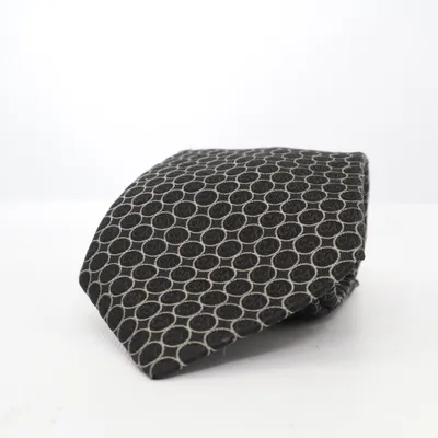 Tie (Black, Gray) from Giorgio Armani Silk