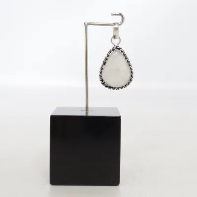 Pendentif (Argent, Blanc) de Edelstein Argent
