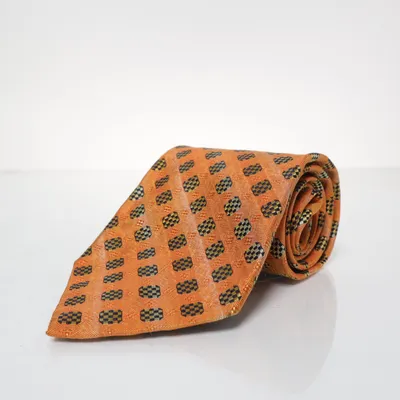 Slips (Orange, Flerfärgad) från Ermenegildo Zegna Silke